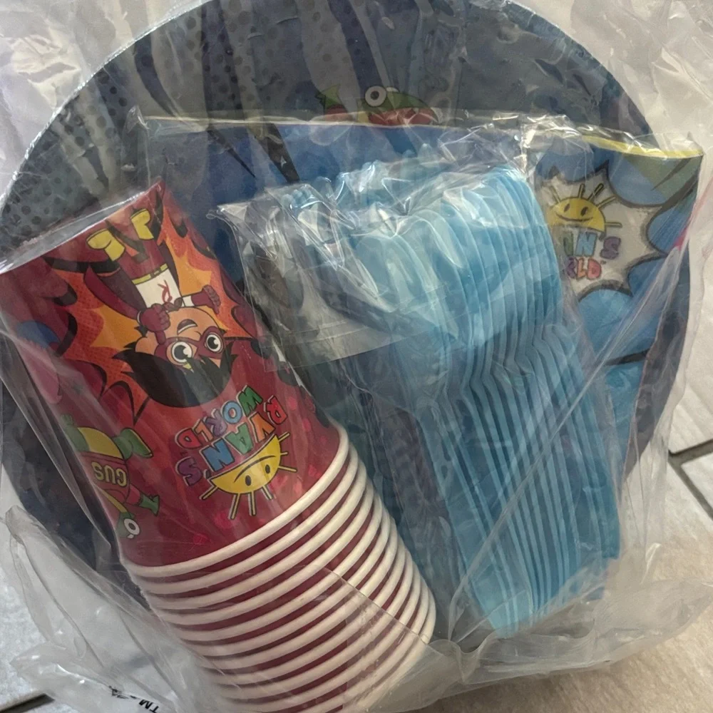 Party Ware Bundle - Blue Kids Party Supplies Set